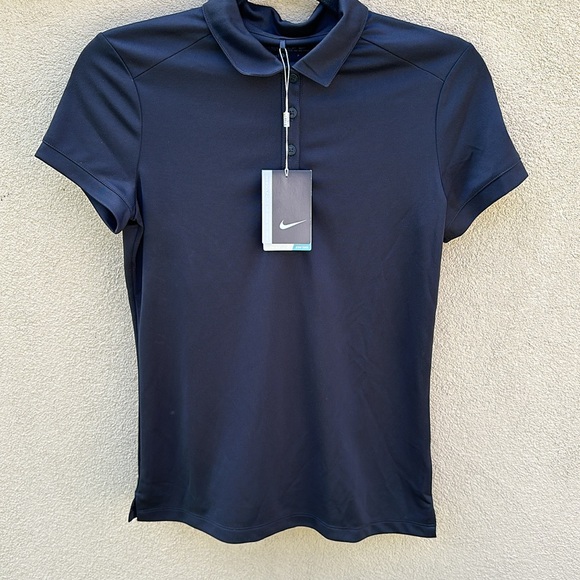 NWT Nike 🔥 Dri Fit Golf Black Polo Short Sleeve Shirts Sz S - Picture 5 of 7